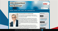 Desktop Screenshot of cdu-bad-bramstedt.de